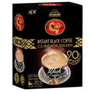 Unsweetened Black Instant Coffee Without Milk - Golden Weasel C7 - Box of 20 Packs Instant Black Cof