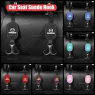 Mazda Car Headrest Hook Back Seat Hook Multifunctional Hanger Organizers Car Accessories For Mazda2 Mazda3 CX-30 Mazda3 CX-3 CX-9 Mazda6 CX-5
