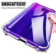 OPPO F5 F7 F9 F11 Pro A15 A15S A3S A5S A5 A7 AX5S A83 A52 A92 A5 A9 2020 Airbag Soft Silicone Shockproof Phone Case