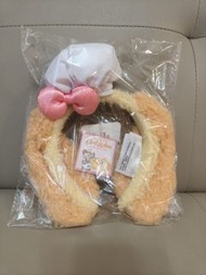 超平！全新正版上海迪士尼 Cookie Ann 常規版 廚師帽 餅餅耳朵 頭箍 髮箍 頭飾 髮飾 Shanghai Disney Resort Duffy and Friends headband h