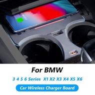 Car Phone QI Wireless Charger Board For BMW X3 X4 G01 G02 X1 X2 F48 F39 X5 X6 G05 G06 3 4 5 6 Series G20 G28 G30 G32 Essories