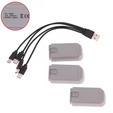 【Happy-Day】For GT3 RC Drone ﻿Original Battery 3.7V 1800mAh For V66 Mini Drone Parts V66 CZ06 D16 Qua