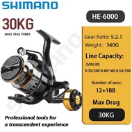 Shimano รอกตกปลา รอกสปินนิ่ง รอกเบ็ดตกปลา รอกเบอร์ 500mini-7000 gear ratio 7.2:1 max drag 30KG รอกสป