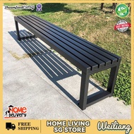 WEILIANG Outdoor Bench Waterproof Rust Proof Bench Chair Personalized Bench Stool