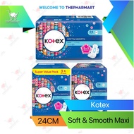 Kotex Soft & Smooth MAXI 24CM Sanitary Pad