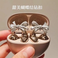Suitable for Huawei freeclip Diamond Buckle Full Diamond Butterfly Zircon Premium Earphone Diamond B