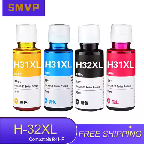 30 31 Premium Compatible Color Bulk Water Based Bottle Refill DGT Ink For HP Smart Tank Wireless 450