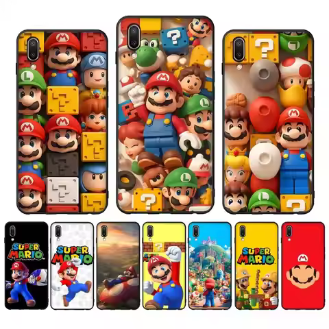 Game Cartoon S-Super-Mario Phone Case For Redmi Note 4 X 5 A 6 7 8 T 9 9S 10 11 11S 11Epro Poco M3 p