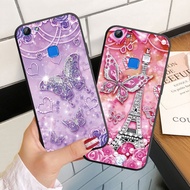 Casing For Vivo V5 Lite V5S V7 Plus V7+ V9 V11 Pro V11i Soft Silicoen Phone Case Cover Diamond Butterfly