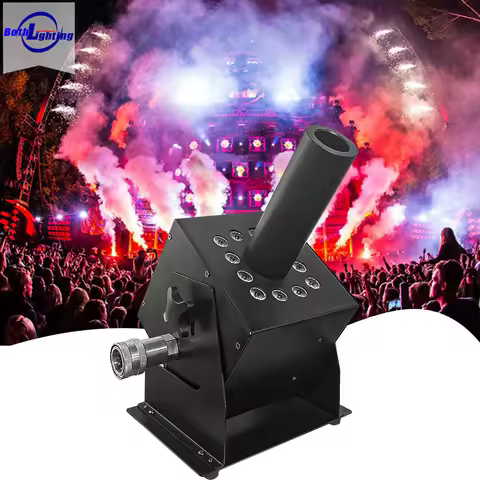Both Lighting CO2 JET Cannon Stage Effect Machines Smoke Wedding DJ PARTY EVENT LED CO2 MACHINE for 