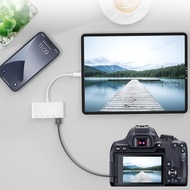 Feinodi Lighting to OTG USB SD TF 3.5MM Audio 5 in 1 Adapter USB Card Reader For phone13 iOS15