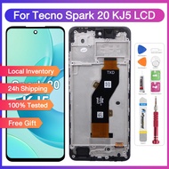 Original LCD with Frame For TECNO Spark 20 4G/Spark 20C 4G LCD Display Touch Screen Display Replacem