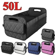 Car Boot Organiser Box Storage | Portable Trunk Rear Organizer | Foldable Collapsible Storage