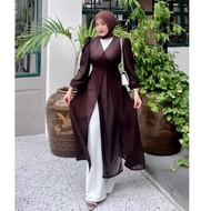 [ ] Alina Outer Ammisha | Fashion Luaran Kekinian | Kondangan OOTD | Avril Outer | Termurah Bahan Ce