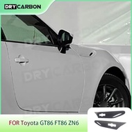 On sale Dry Carbon Fiber Exterior Door Side Fender Trims Cover Car Styling Body Kits Accessories for