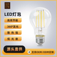 Edison Bulb led Retro Bulb A19/A60 Transparent Bulb LED Filament Lamp e26 Screw 120V
