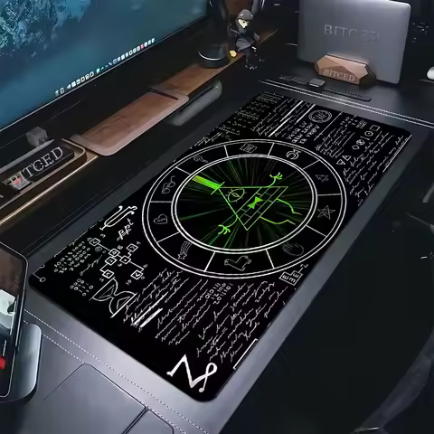 Xxl Bill Cipher Mousepad Computer Notebook Non-slip Keyboard Desk Mat Gamer Gravity Fall HD Mouse Pa
