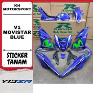 YAMAHA Y15 Y15ZR V1/V2 MOVISTAR BLUE STICKER TANAM/AIRBRUSH