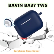 For BAVIN BA37 TWS Case Business solid color Soft Silicone Earphone Case Casing Cover