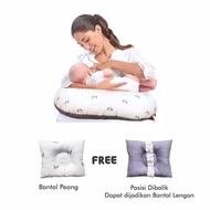 Viral Omiland Bansui Nursing Pillow + Arm Pillow Panda Series Owb1141 Sloth/ Ob31151 Ob31152 Best Se