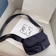 Japanese Ins Satchel Sling Bag Sports Belt Bag Women Nylon Shoulder Bag
