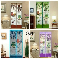 OWL - Tirai Pintu Magnet Anti Nyamuk Tirai Gorden Hordeng Magnet @ gorden jendela minimalis blackout