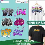 [Heat ironing image] - Graffiti image 8 printed with iron and iron