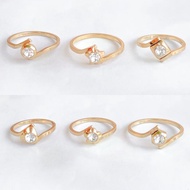 Shapes Circle Hexagon Diamond Flower Star Heart Stainless Steel Ring