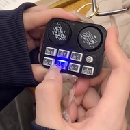 Creative Mini DJ Machine Music Keychain Funny Mini Rhythm Instrument Turntable Pendant Toy Kids Toys