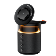 สถานีชาร์จไร้สายแบบแม่เหล็ก 5-in-1 พร้อมลําโพงไร้สาย Night Light Fast Charger สําหรับ iPhone iWatch 