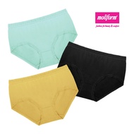 MOLIFORM Spandex Cotton Midi Panties(Pack Of 3):8289/XXXL