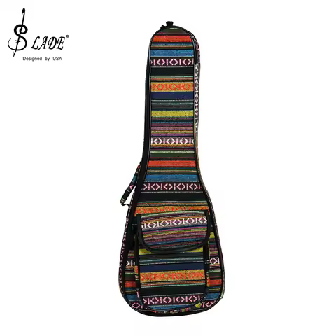 SLADE 23 Inch Ukulele Case Mini Guitar Bag Waterproof Oxford Cloth Backpack Ukulele Guitar Handbag G