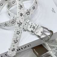 Popular Canvas Star Eye Sequins Fashion High-End Feeling Hundred Towers Hot Girl Ripped 2yk Decorati