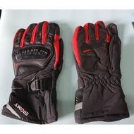 SUOMY MOTORCYCLE GLOVE SIZE M - RED COLOUR