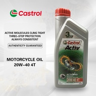 Castrol Motorcycle Engine Oil 1L Activ 20W40 4T