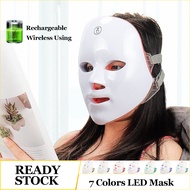 Photon Therapy Facial Care Tool LED Mask 7 Colors Use PDT Light Charging Led Mask