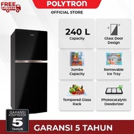 Polytron Kulkas 2 Pintu Belleza Jumbo 240 Liter Prw 25Zx Terbaru