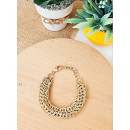 Wide gold bracelet - gsi130113