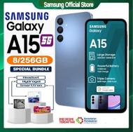SAMSUNG GALAXY A15 5G /4G 8/256 8/128 GB RAM 8GB ROM 256GB 128GB Garansi  - 4G 8/128 BLUE CHARGER 25