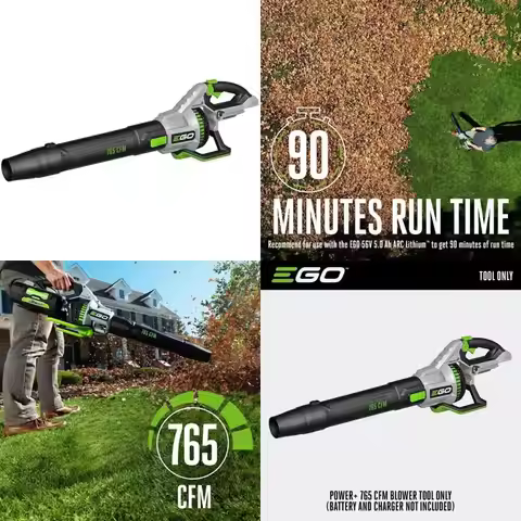 High-Speed 200 mph 765 CFM 56V Cordless Leaf Blower with Handheld Design for Efficient Yard Clean-Up