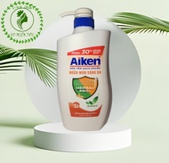(Mẫu Mới) Sữa Tắm Sạch Khuẩn Aiken Hương Trà Xanh/ Bạc Hà 845g.