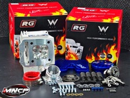 ฝาสูบ4วาวRG เอกไซเตอร์ ใส่wave125 ใบวาว22/19 24/21 25/22 27/24 ใส่ลูก59/63/66/70มิล ได้อุปกรณ์ครบชุด