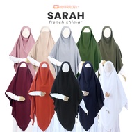 Nusseyba Sarah French Khimar French Khimar Cringkle Material Umrah Khimar