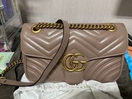 GUCCI Marmont 26公分款 膚色