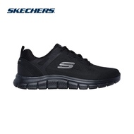 Skechers สเก็ตเชอร์ส รองเท้าผู้ชาย Men Sport Track Broader Shoes - 232698-BBK Memory Foam