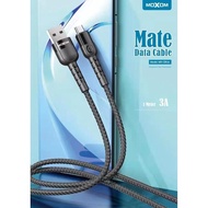 MOXOM MX-CB126 1 METER 3A MATE DATA CABLE 3A Qualcomm 3.0 Quick Charging / Super Durable
