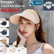 TIFFANY Chapeau Anti UV Sun Hat Beach Hat UV Hat Woven Hat Women's Hat