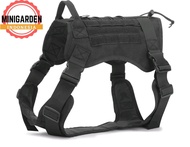 ROMPI ANJING BESAR K9 POLICE dog vest harness tactical nylon large dog