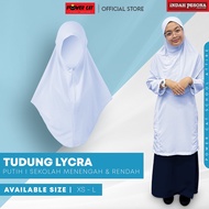 POWER CAT Bergetah TUDUNG LYCRA PUTIH ( SELAPIS )/Uniform Sekolah Tudung Lycra Putih/Awning Lycra Tu