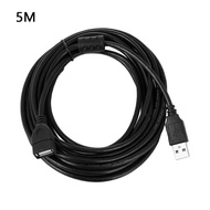 Black 0.6M 1M 1.5M 3M 5M USB 2.0 A Male to A Female Data Sync Charger Extension Cable Cord